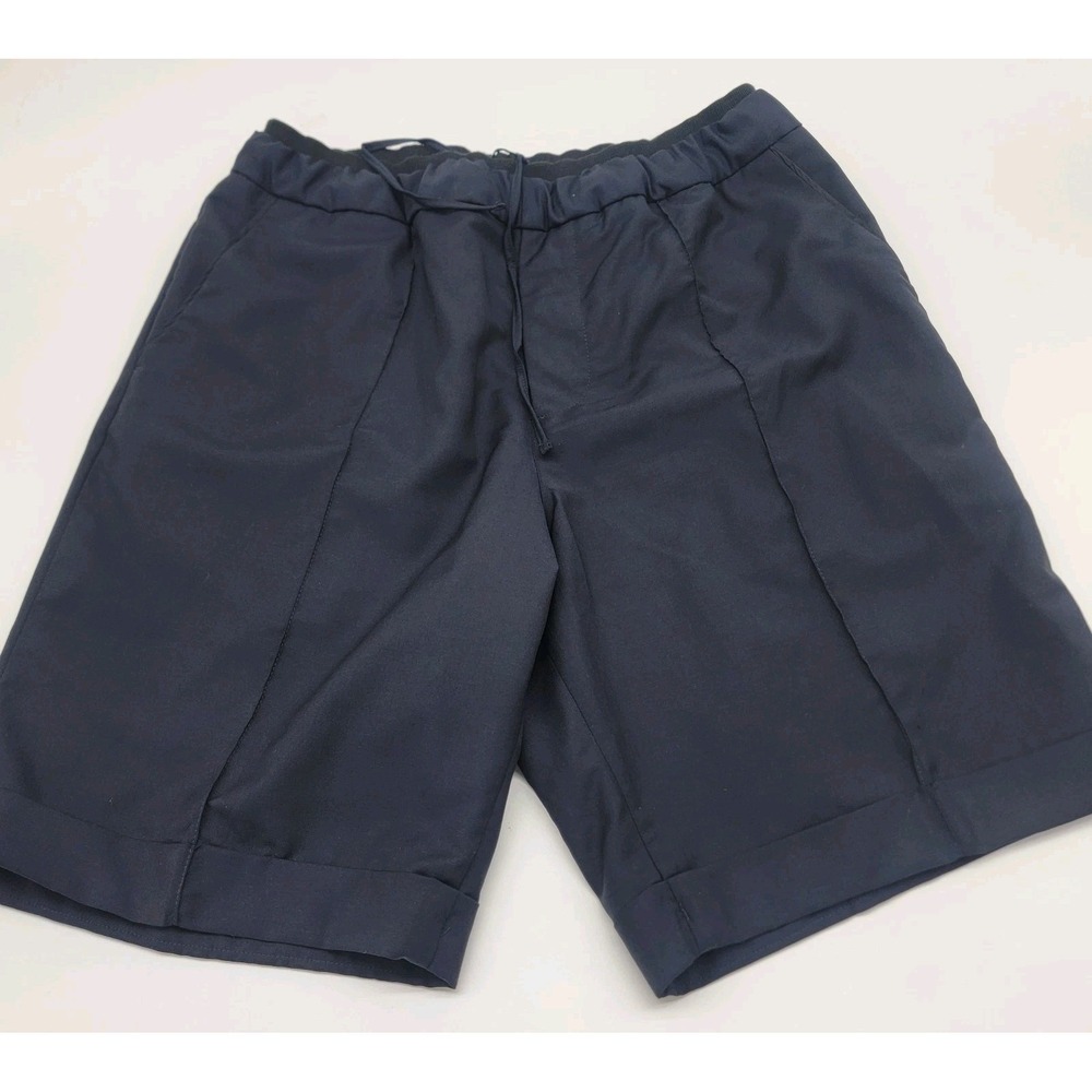 VALENTINO Mens Blue Wool Mohair Shorts Made In Italy 48 Excellent Pics $800!